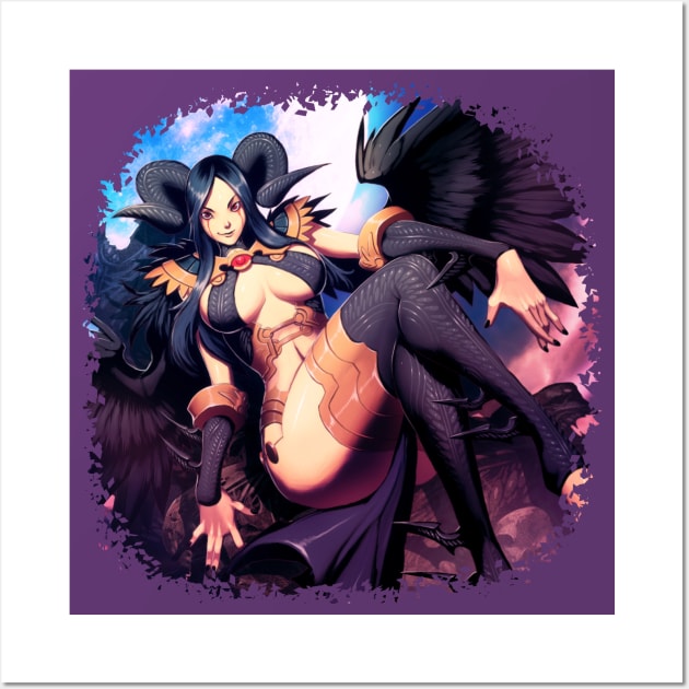 Red Horizon - Nehtali - Alluring Temptress Wall Art by JascoGames